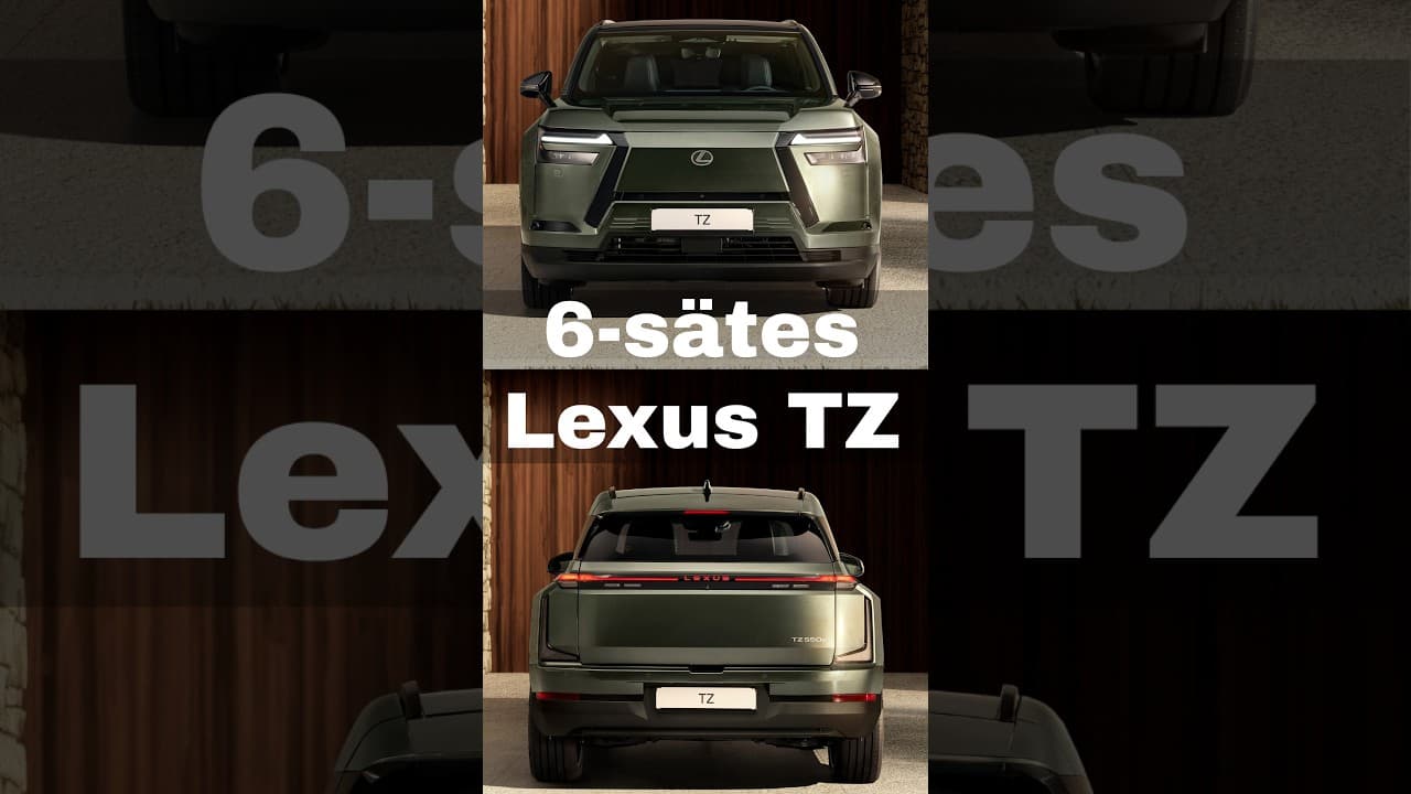 Lexus TZ med 6 säten har fått svenskt pris