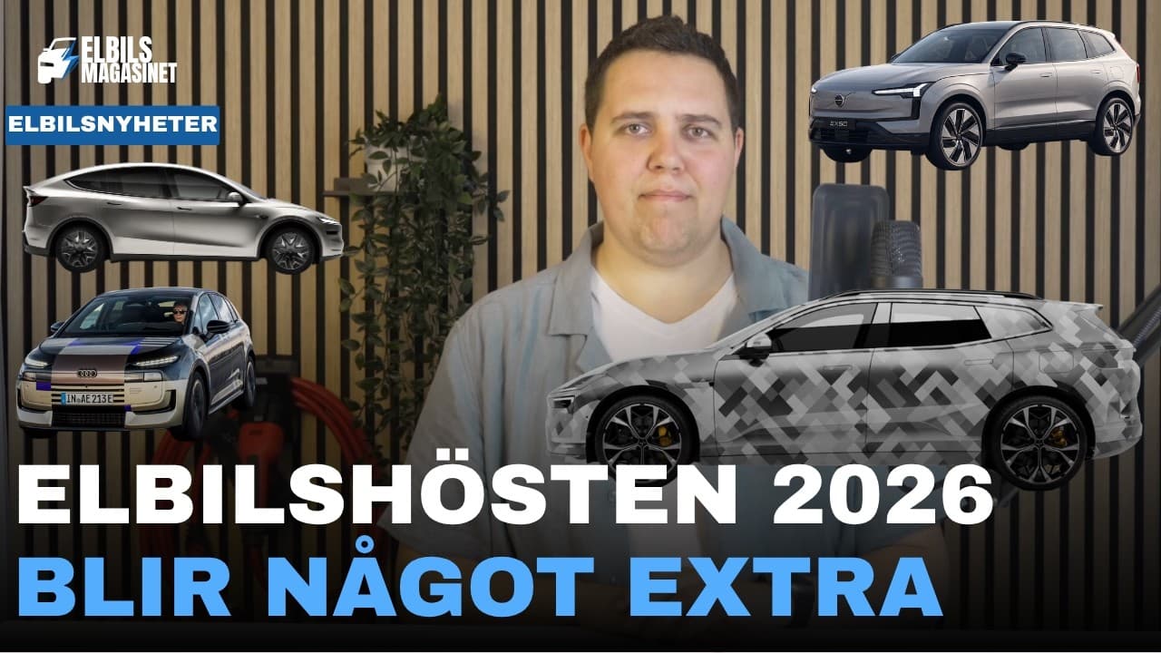 Elbilshösten 2026 | Tesla Model Y L, ID. Tiguan, Polestar 2 och EX50
