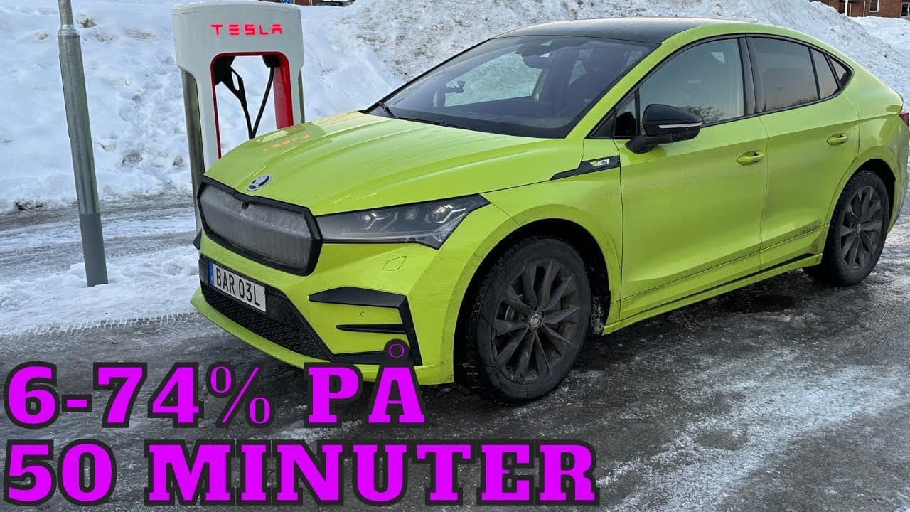 Skoda Enyaq Coupe (2027) – räckvidd och laddning