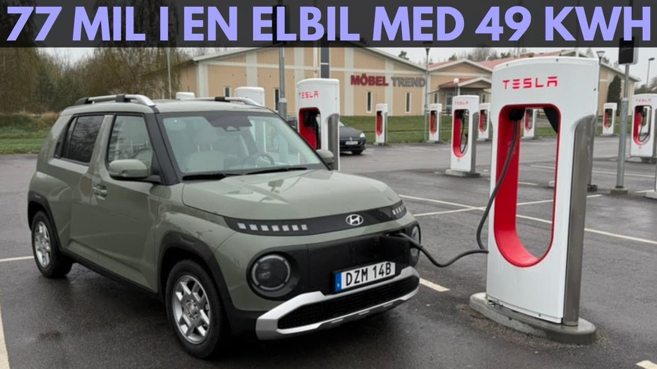 Hyundai Inster (2027) – räckvidd och laddning