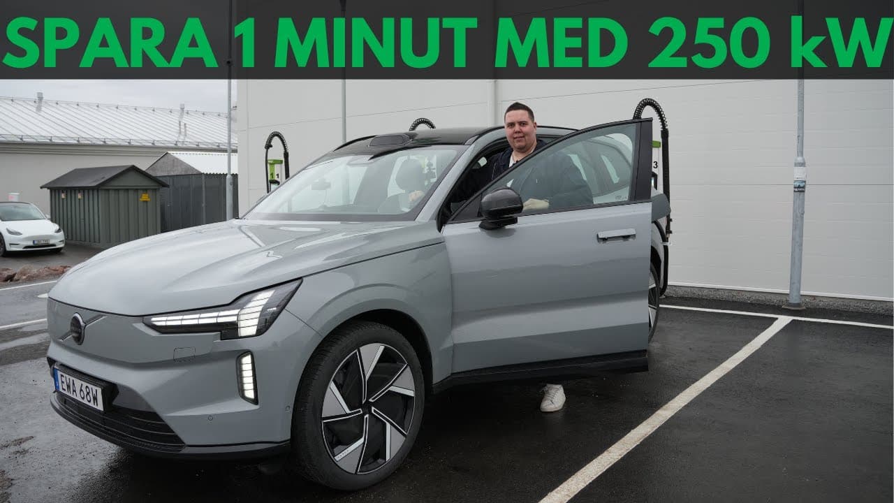 Volvo EX90 (2027) – räckvidd och laddning