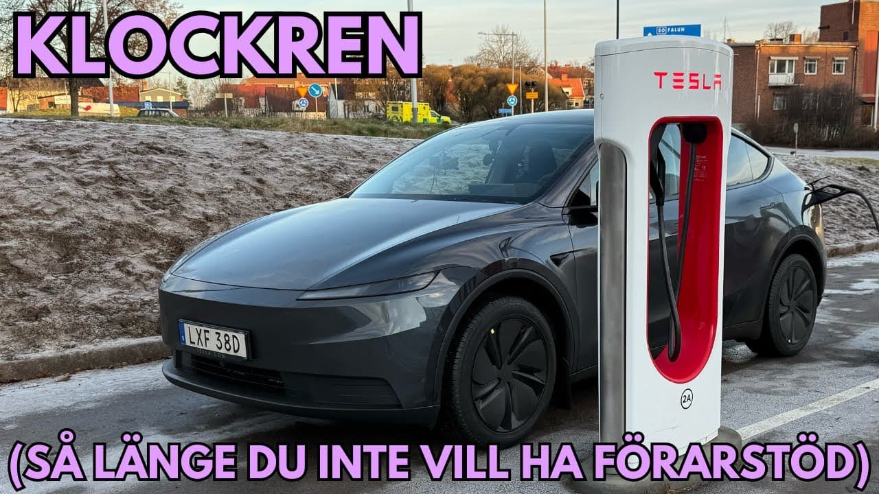 Tesla Model Y (2027) – räckvidd och laddning