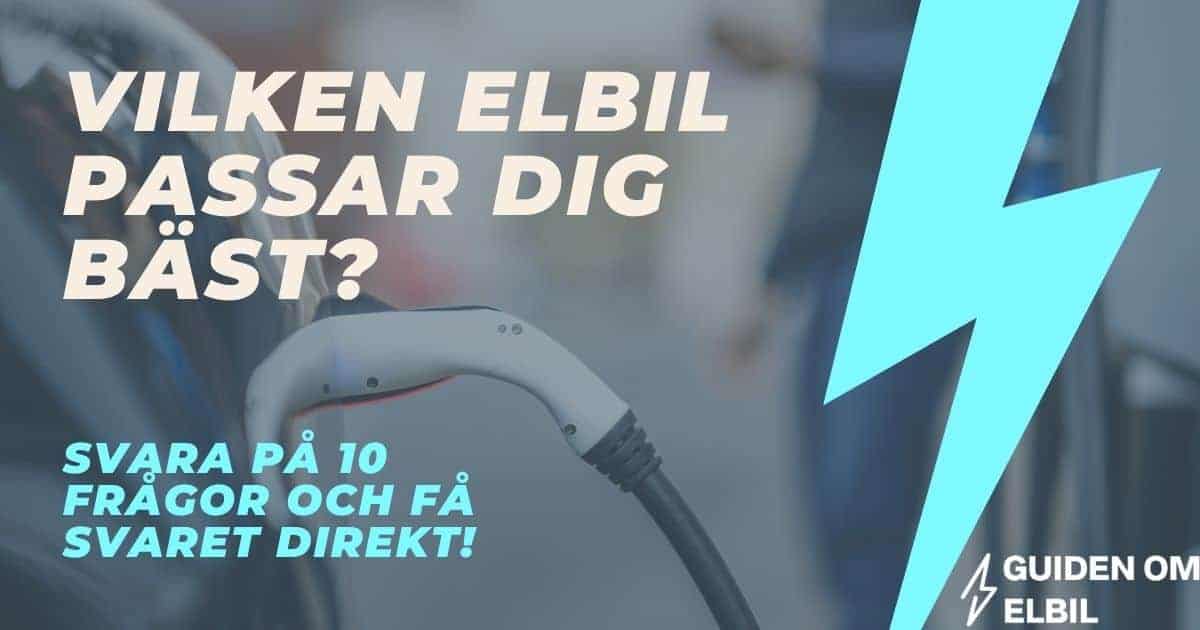 Vilken elbil ska man köpa? Låt systemet välja åt dig! – bild 1 av 1