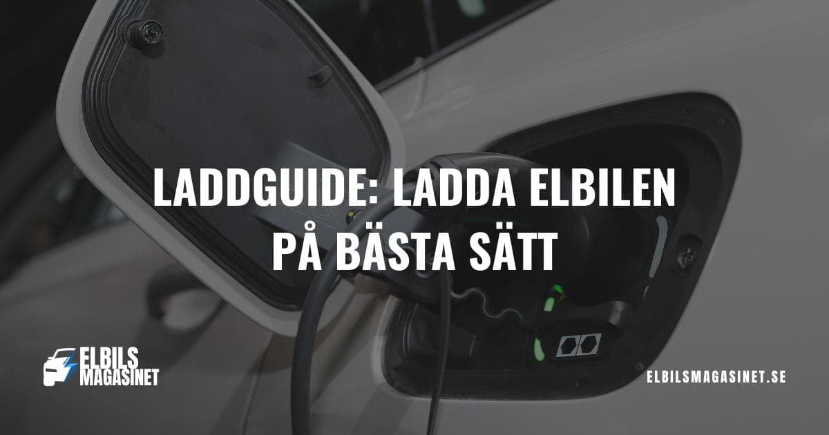 Hur laddar man en elbil på bästa sätt? – bild 1 av 1