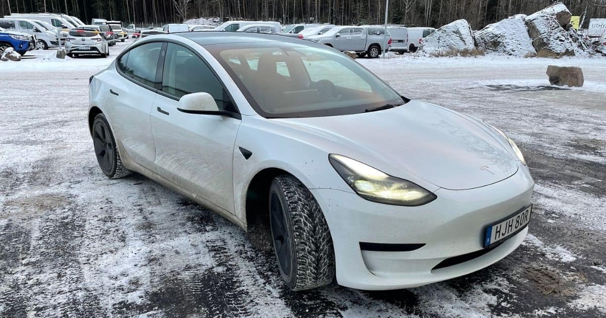 Provkört: Tesla Model 3 SR (2021) – bild 1 av 1
