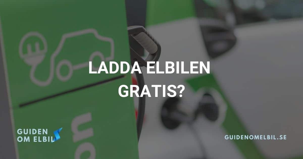 Ladda elbilen gratis (eller väldigt billigt) – bild 1 av 1