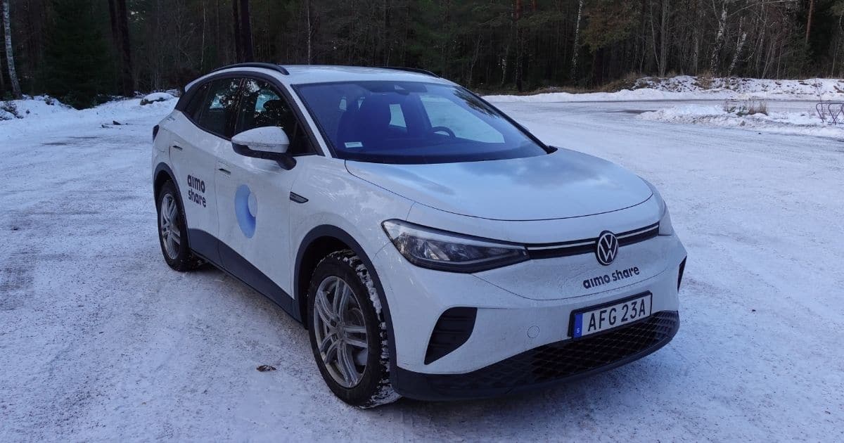 Räckviddstest med Volkswagen ID.4 i +3 grader