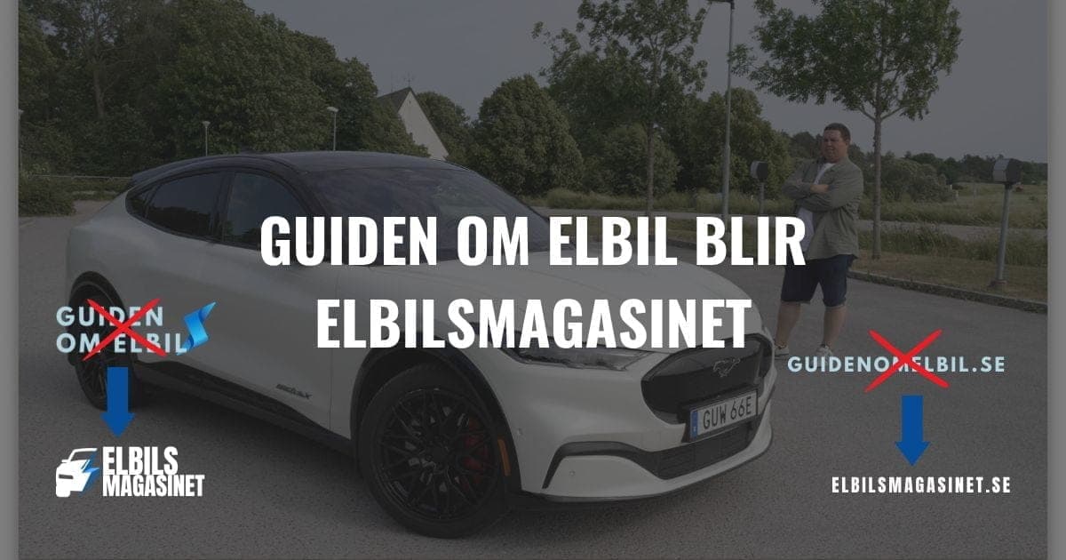 Guiden om elbil byter namn till Elbilsmagasinet och blir bättre än någonsin! – bild 1 av 1