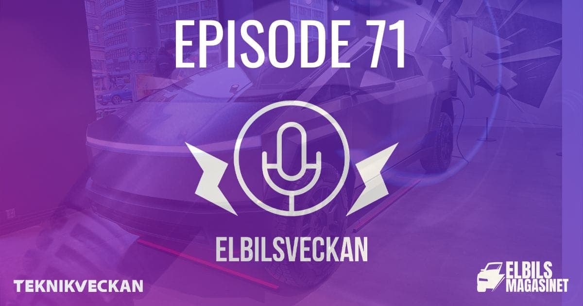 Avsnitt 71: Fredrik tror på självkörande bilar – Men inte på CybertruckAvsnitt 71: