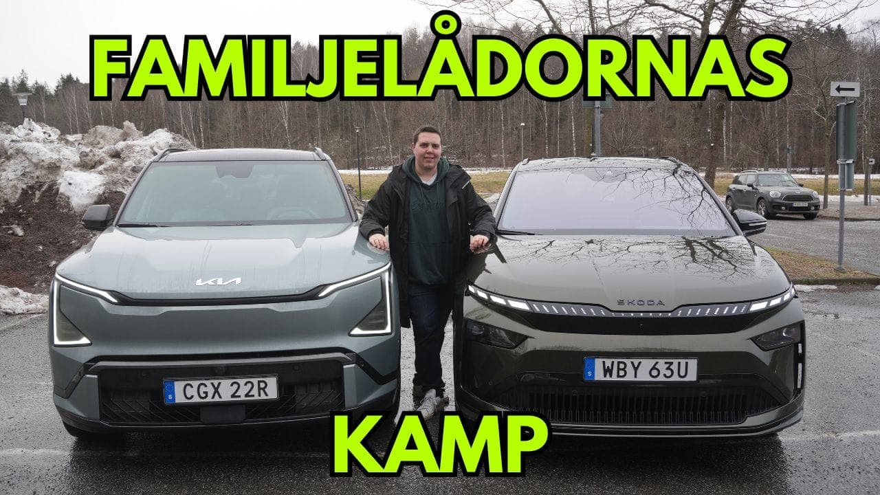 Familjeduellen: Kia EV5 utmanar Sverigefavoriten Skoda Enyaq