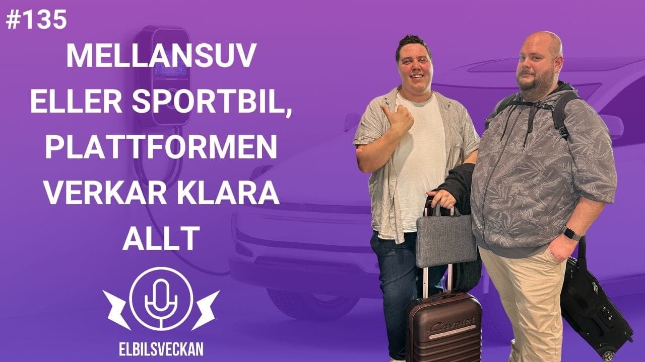 Avsnitt 135 – Mellansuv eller sportbil, plattformen verkar klara allt – bild 1 av 1