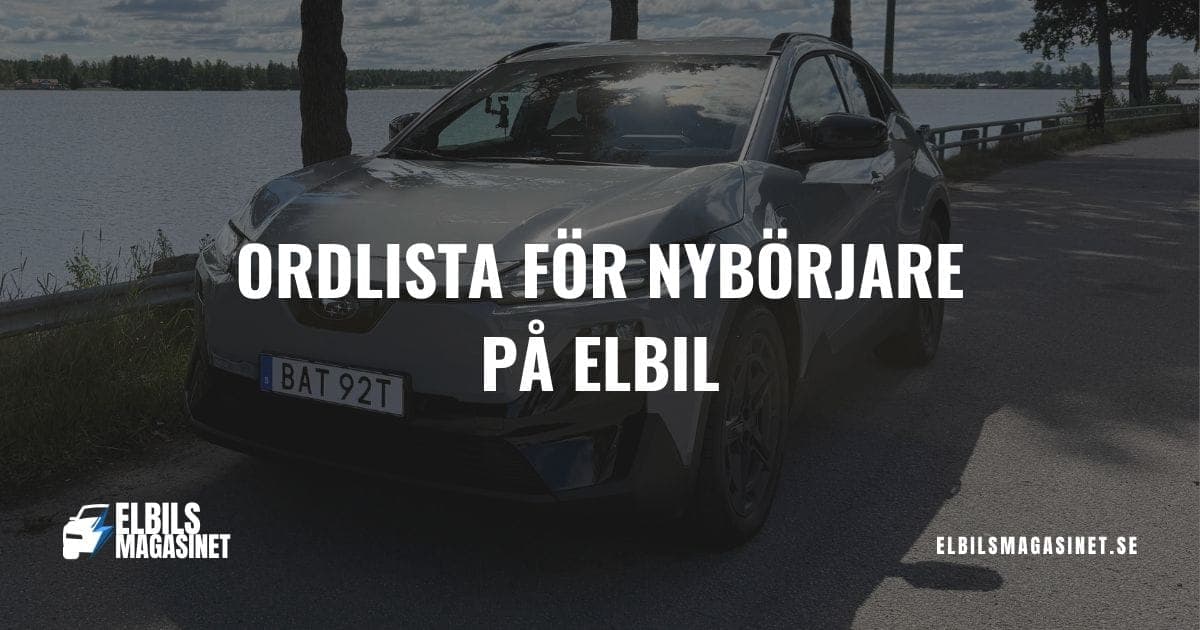 Ordlista för nybörjare till elbil – Det här betyder förkortningarna – bild 1 av 1