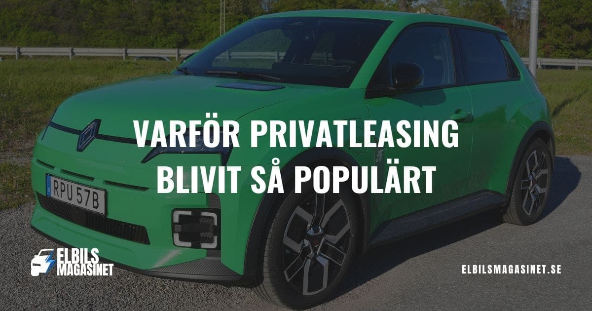 Varför privatleasing har blivit svenskarnas nya sätt att köpa bil